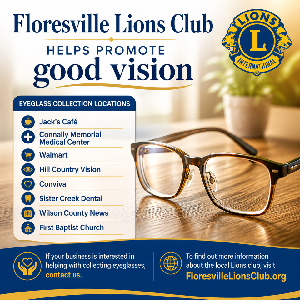 Eye glasses donation