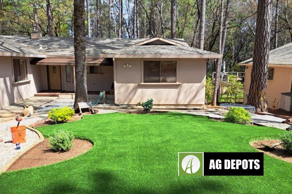 More beautiful grass from artificial grass depots in the Grass valley Auburn area just completed!