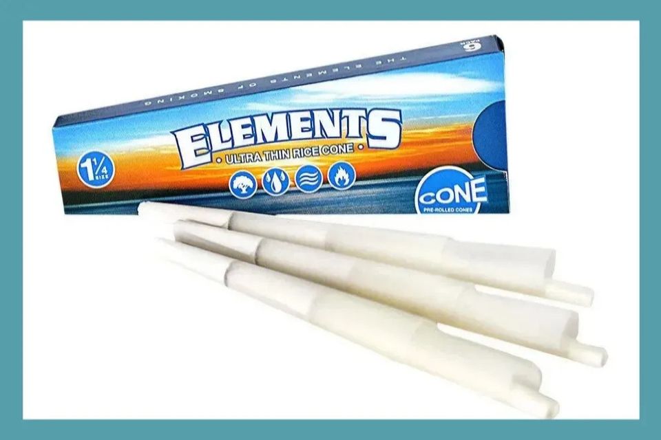 Elements Cones Ultra Thin Rice 1 1/4 inches
