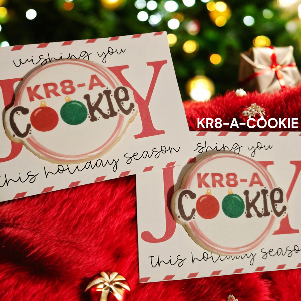 Joy cookie card