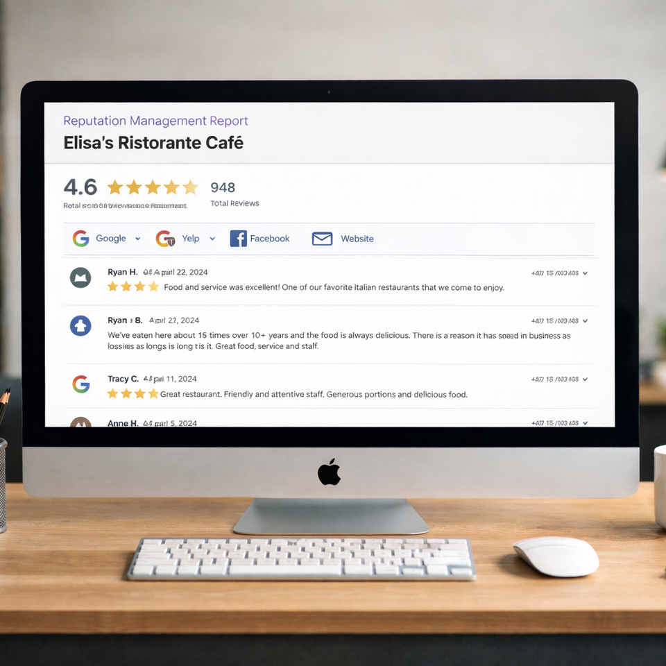 Reputation report for elisa's café