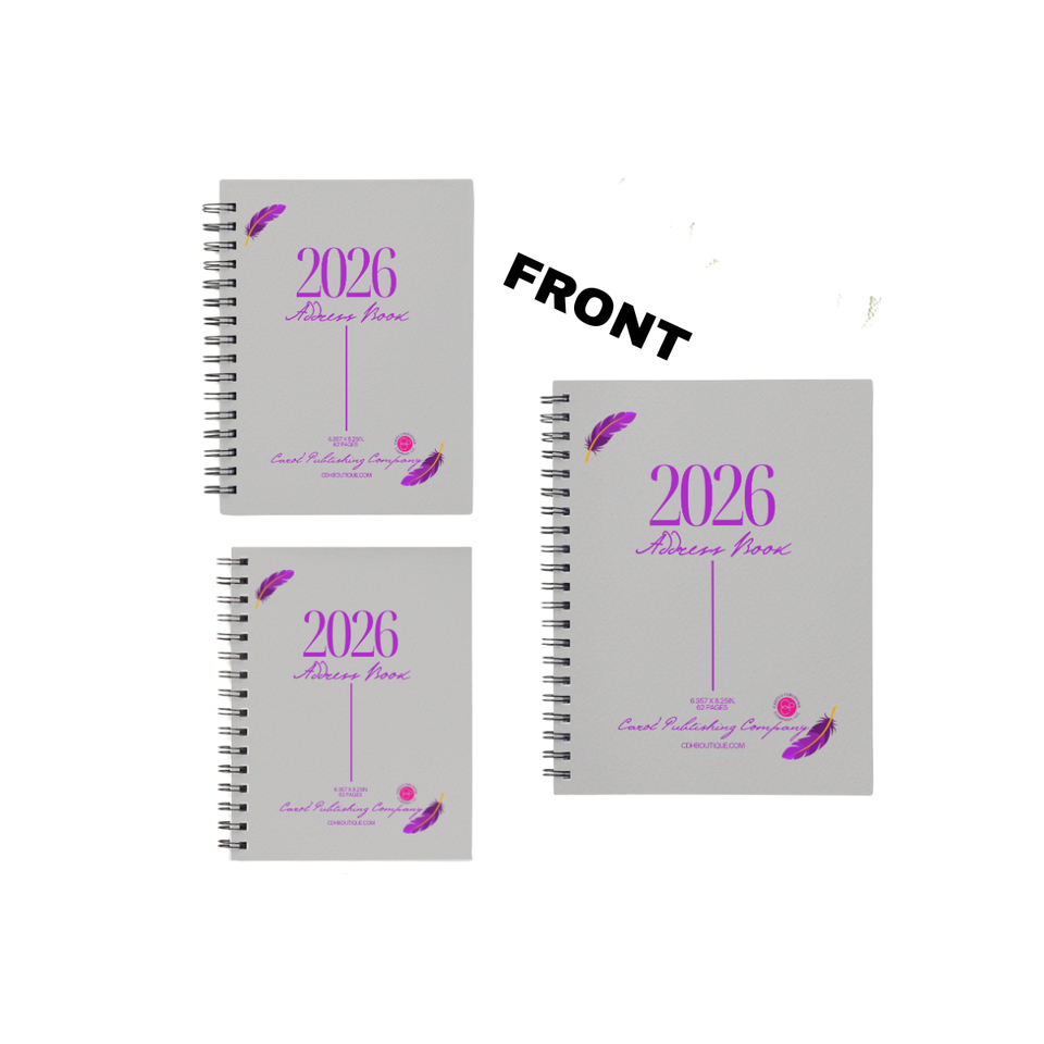 Examples 2026 addresses book planner 3