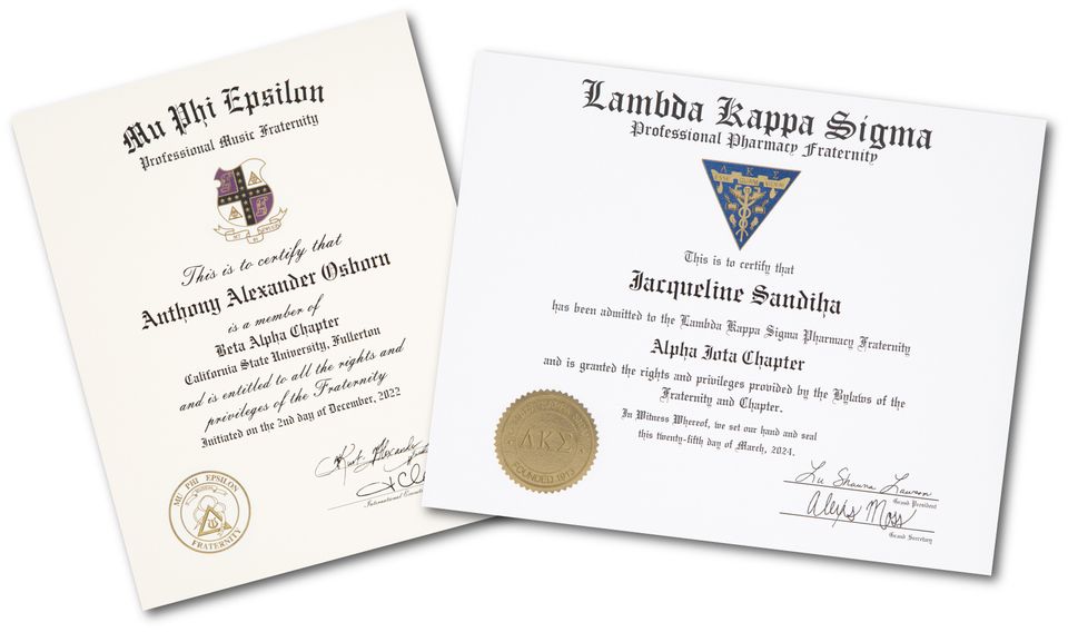 Gcp membership certificates 2