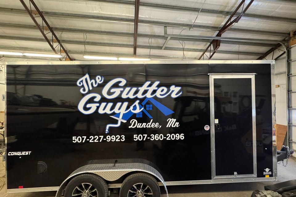 Gutter guys trailer graphics