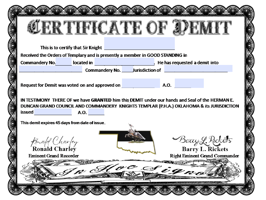 Hed demit form 2025