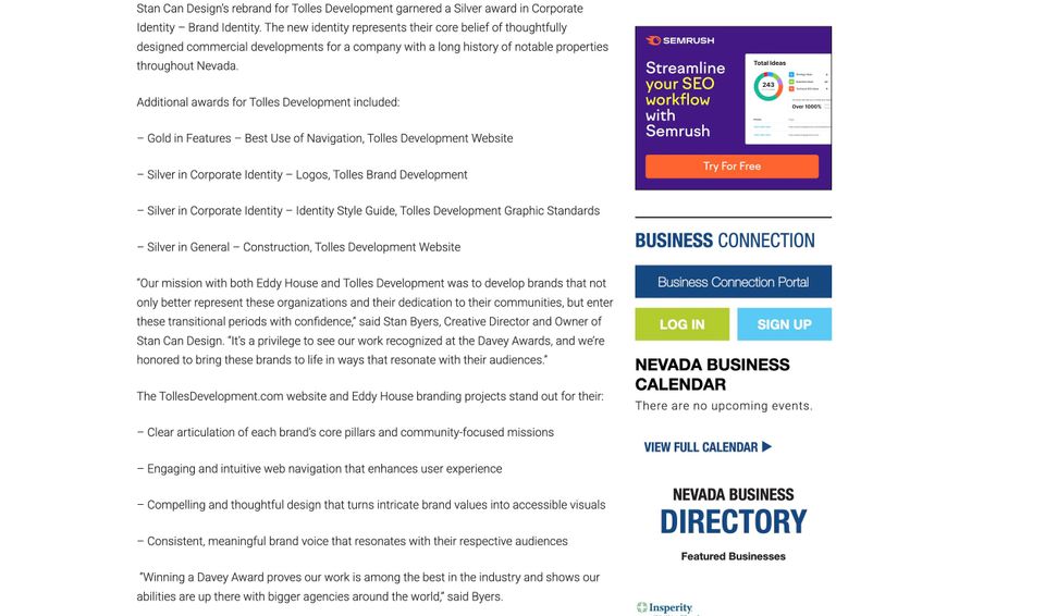 Screenshot of KPCopy's ghost writing press release 
