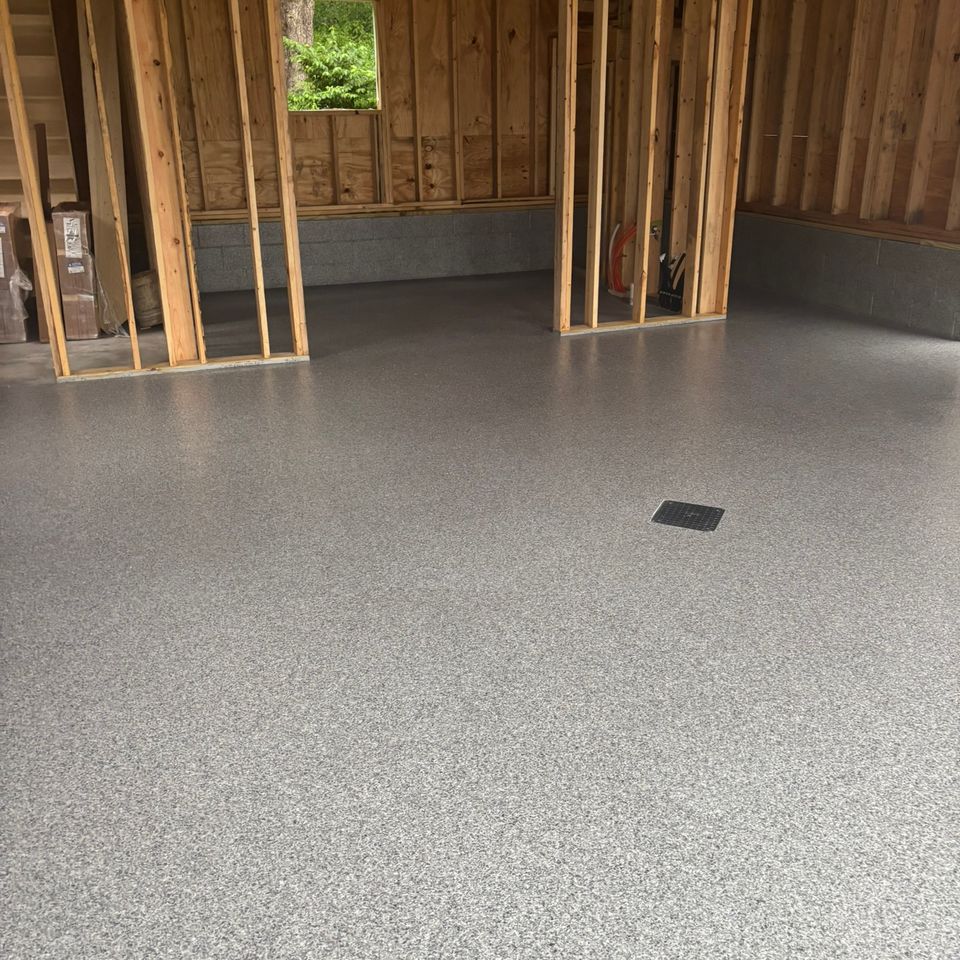 Epoxy flooring work done by Floorific Creations in Northeast Ohio