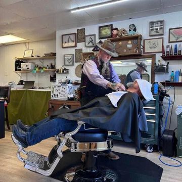 Custom shave around gotee