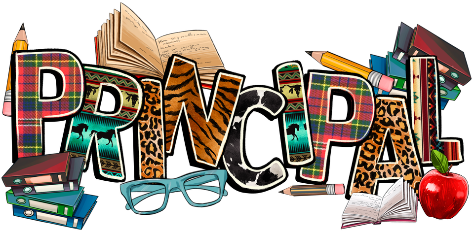 School   principal school teacher books glasses 2