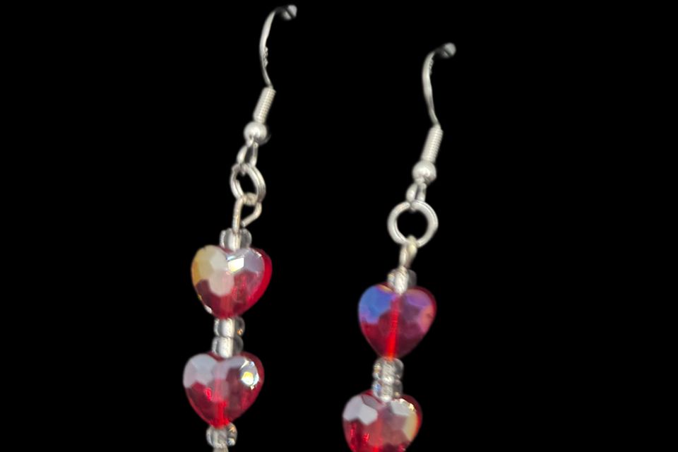 Sterling 2 heart earrings1