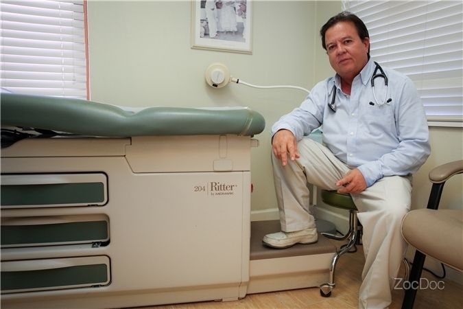 Dr. Domingo A. Feliciano in his Bonita Springs Clinic