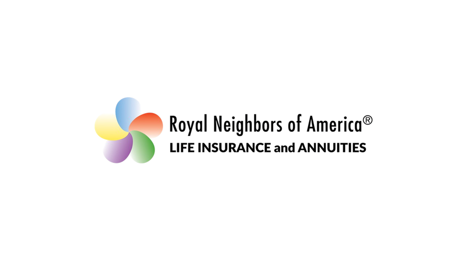 Royal neighbors logo (full white board)