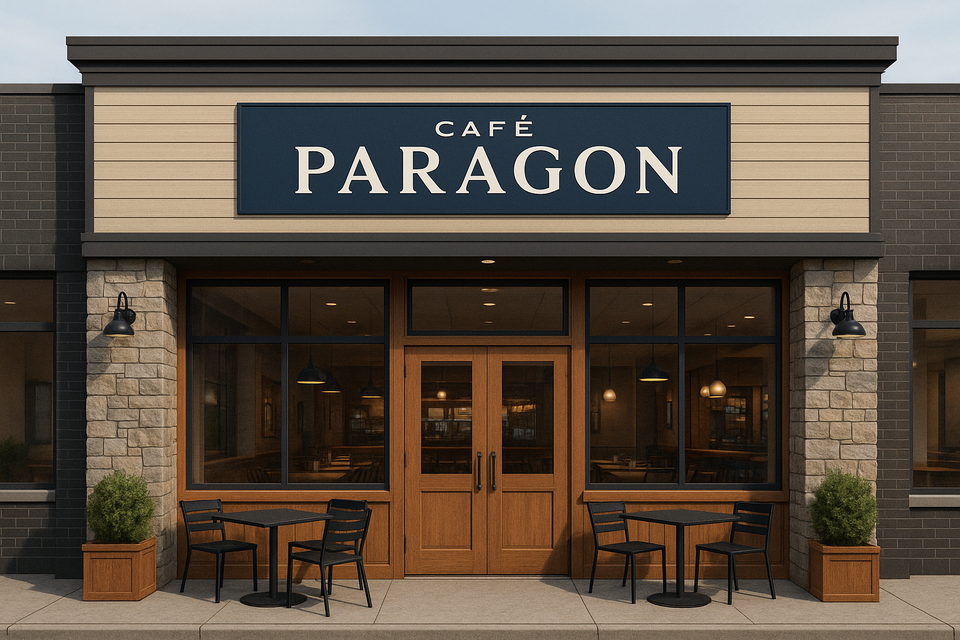 Cafe paragon building front