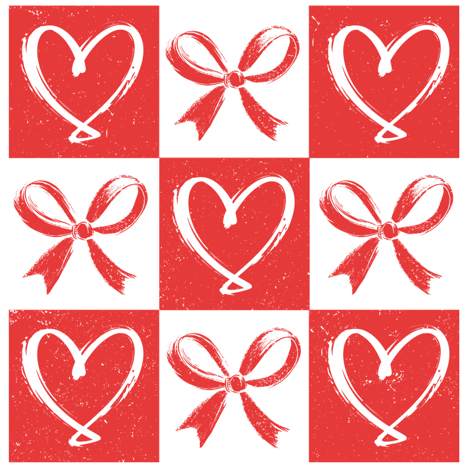 Seasons   valentine’s day coquette hears and bows