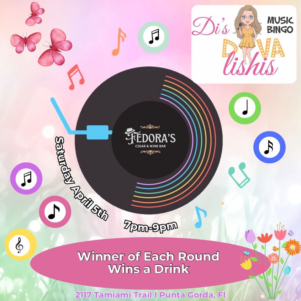 Music bingo april 2025