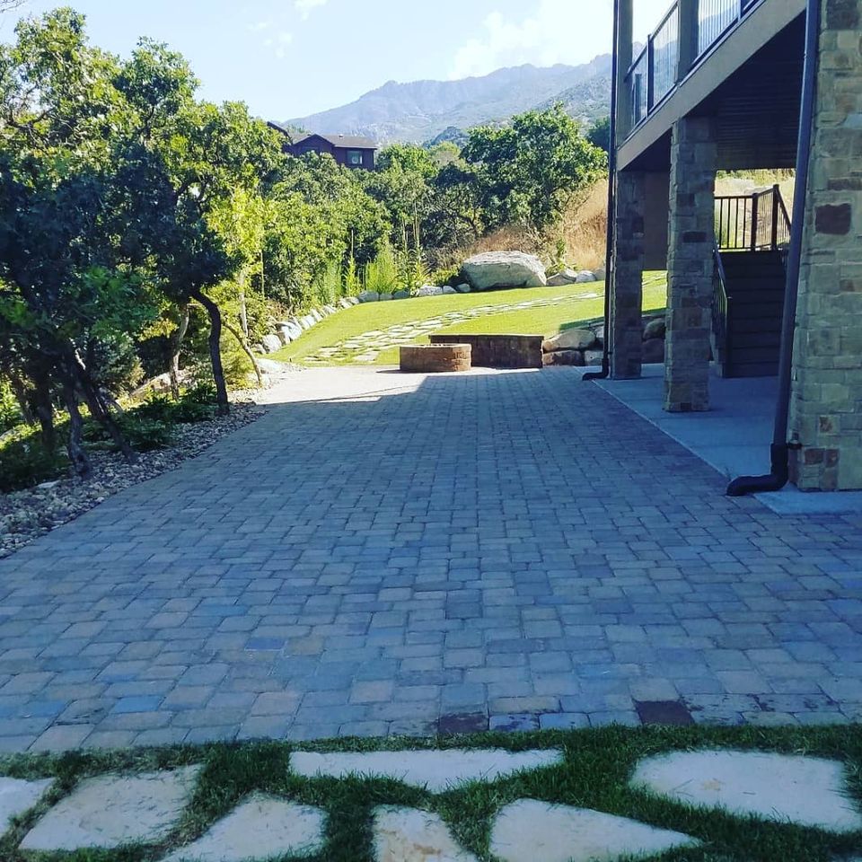 Patio work done by Ho/Gar Hardscaping