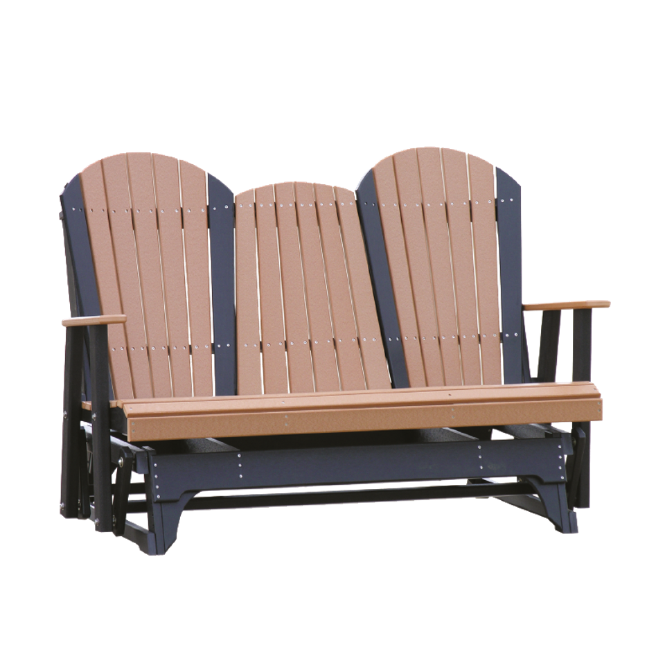 Hlf 5' adirondack glider blk cdr