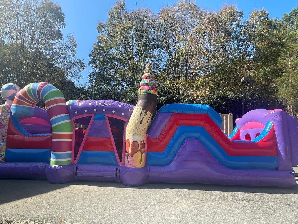 Candy land obstacle course