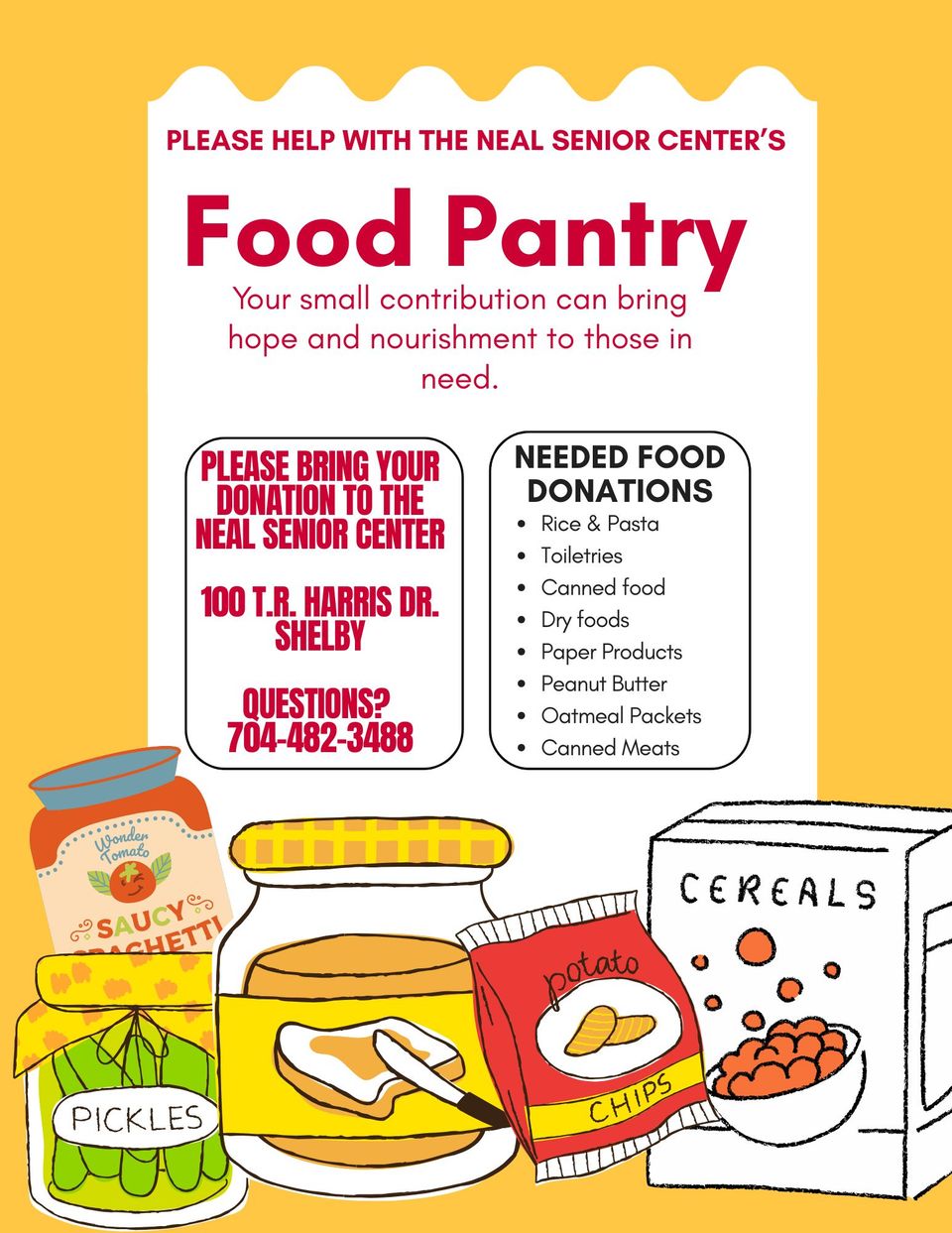 Poster food pantry may 2026