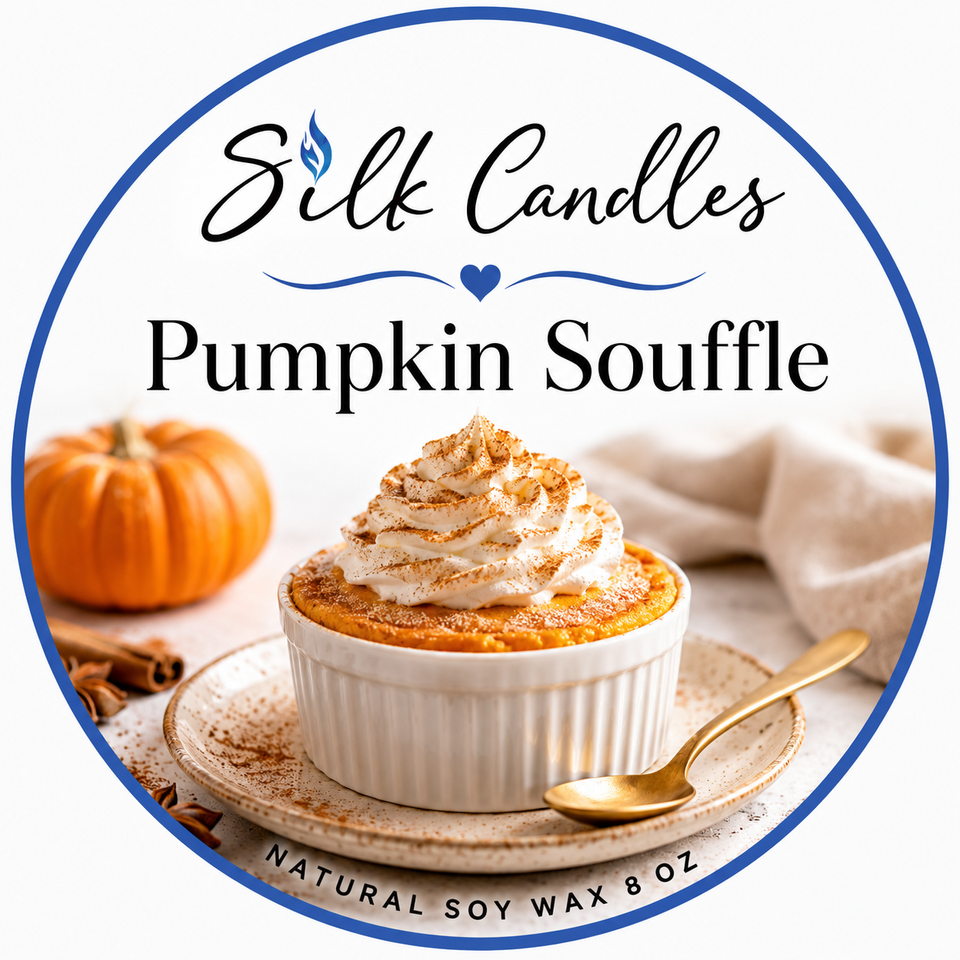 Pumpkin souffle color label