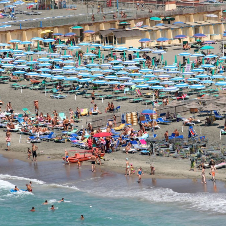 Ostia beach near Rome, Italy close to Axa-Palocco vacation home rental