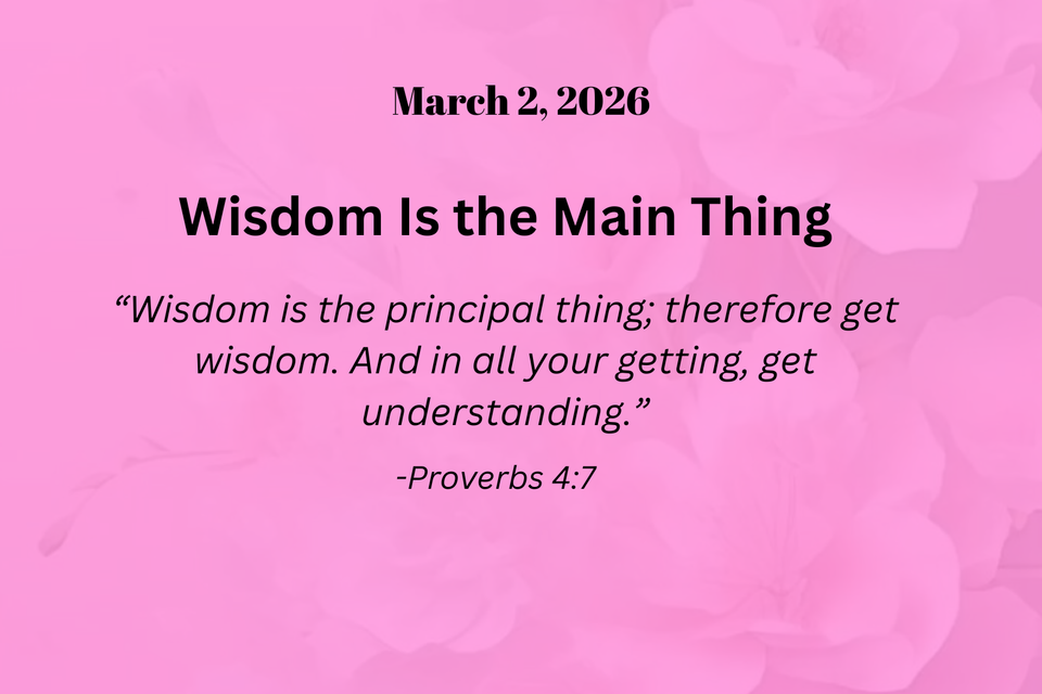 Trust god’s timing (25)