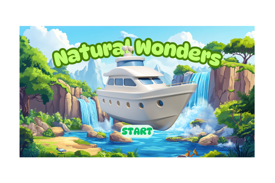 Natural wonders   kids interactive quiz game