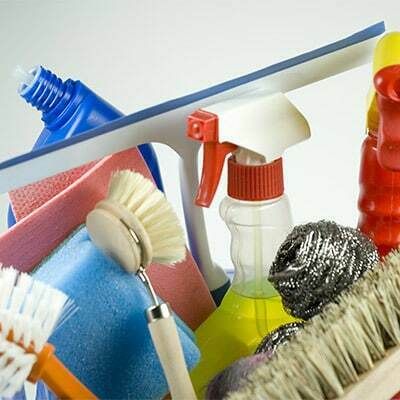 Cleaning supplies featured