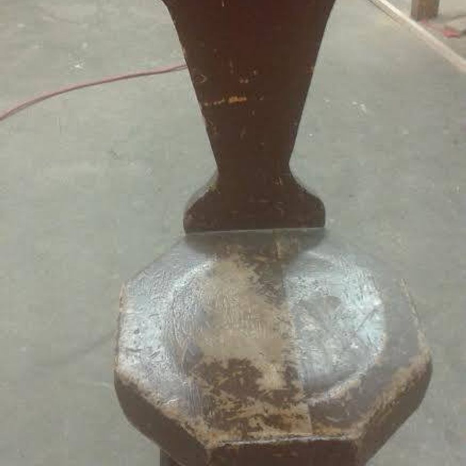 Before picture of beer chair