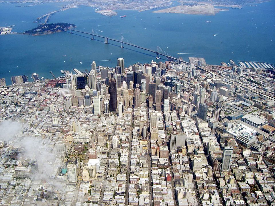 San Francisco Aerial Skyview 