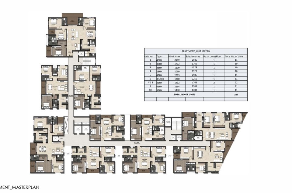 Apartment master plan