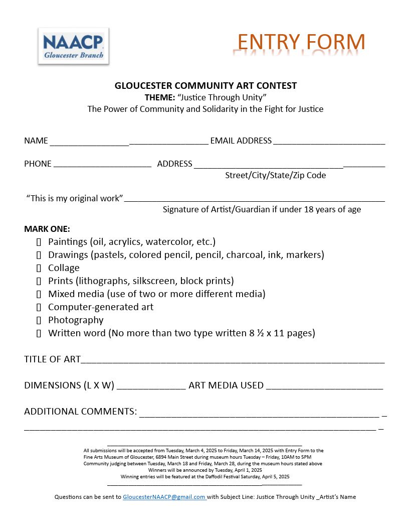 Fillable entry form justice through unity art contest gloucester naacp 2025 (1)