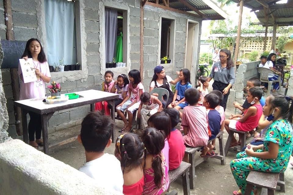 Copy of students outside learning