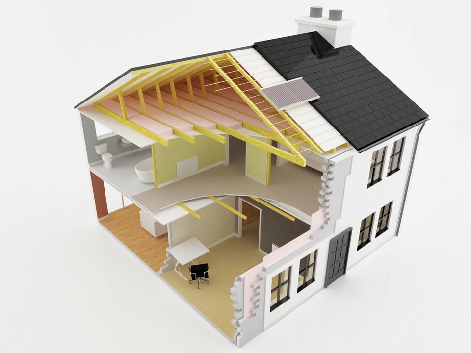 Energy efficient insulated home