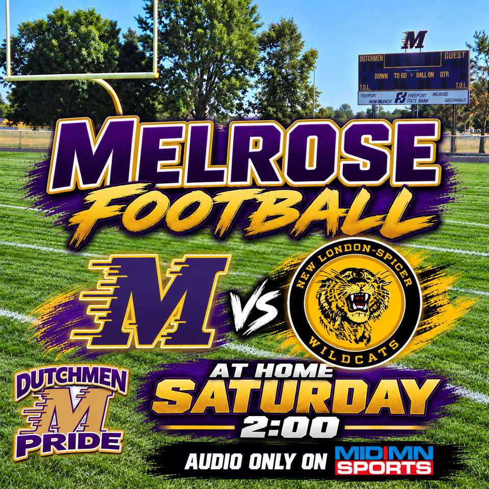 Melrose football at home poster