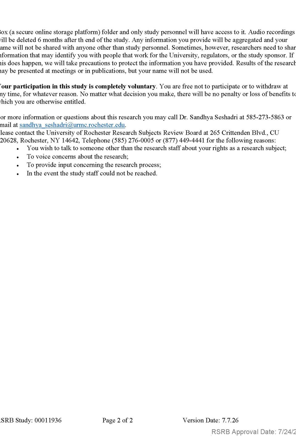 Priorities of male caregivers information sheet page 2