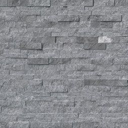 Glacial grey stacked stone panels