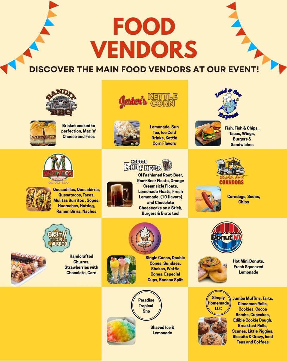 Food at bullheadcity baloon festival