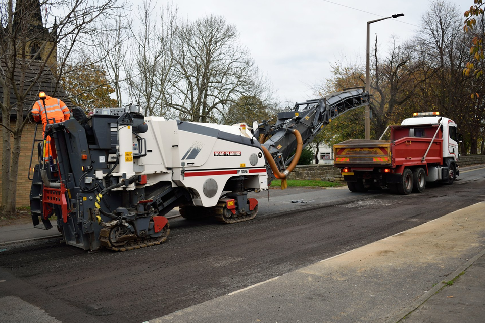 Black diamond paving milling