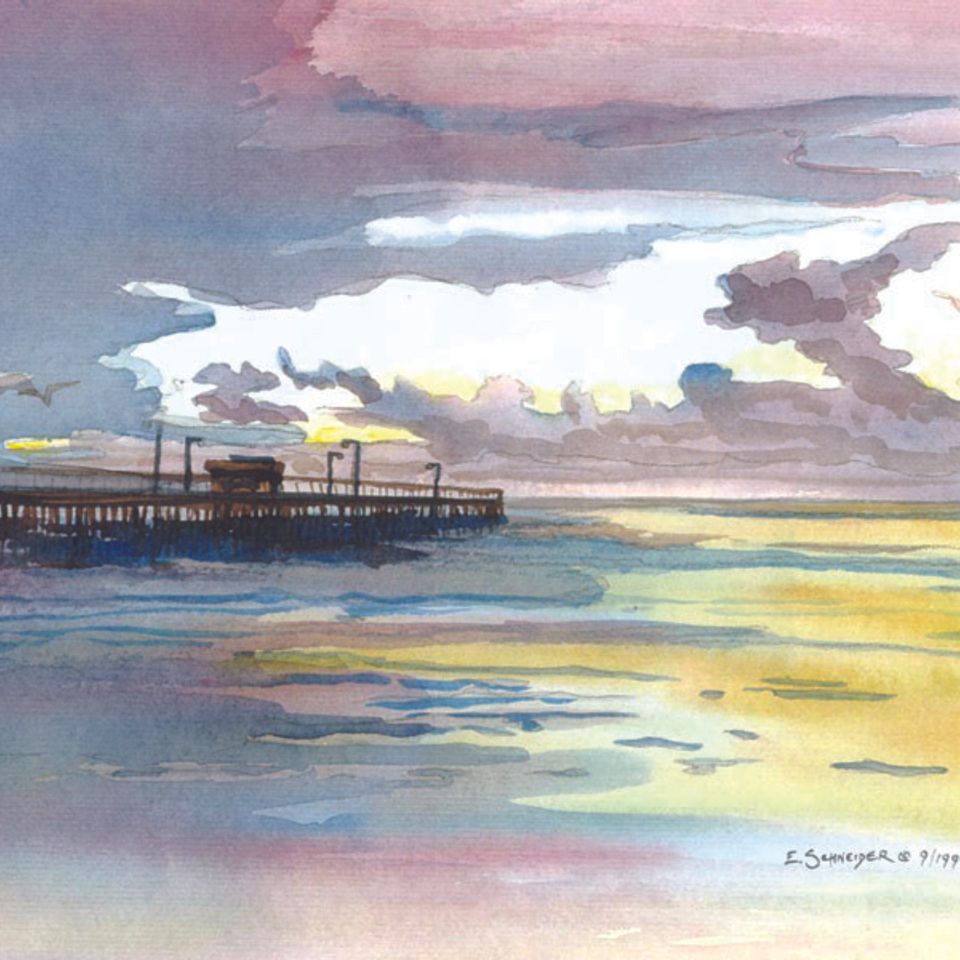 Pismo pier at dusk web