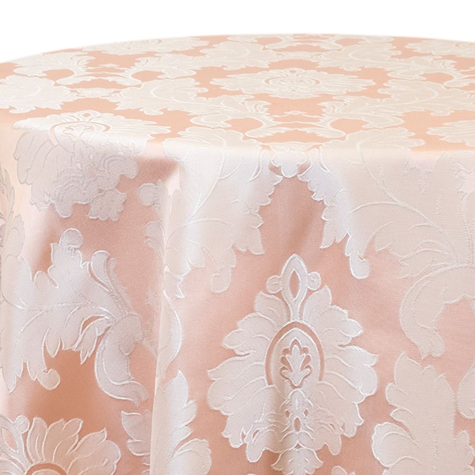 Alex damask   blush peach ak107