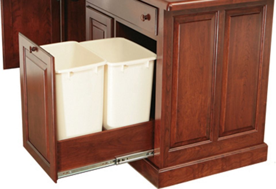 Nc wastebasket pullout option