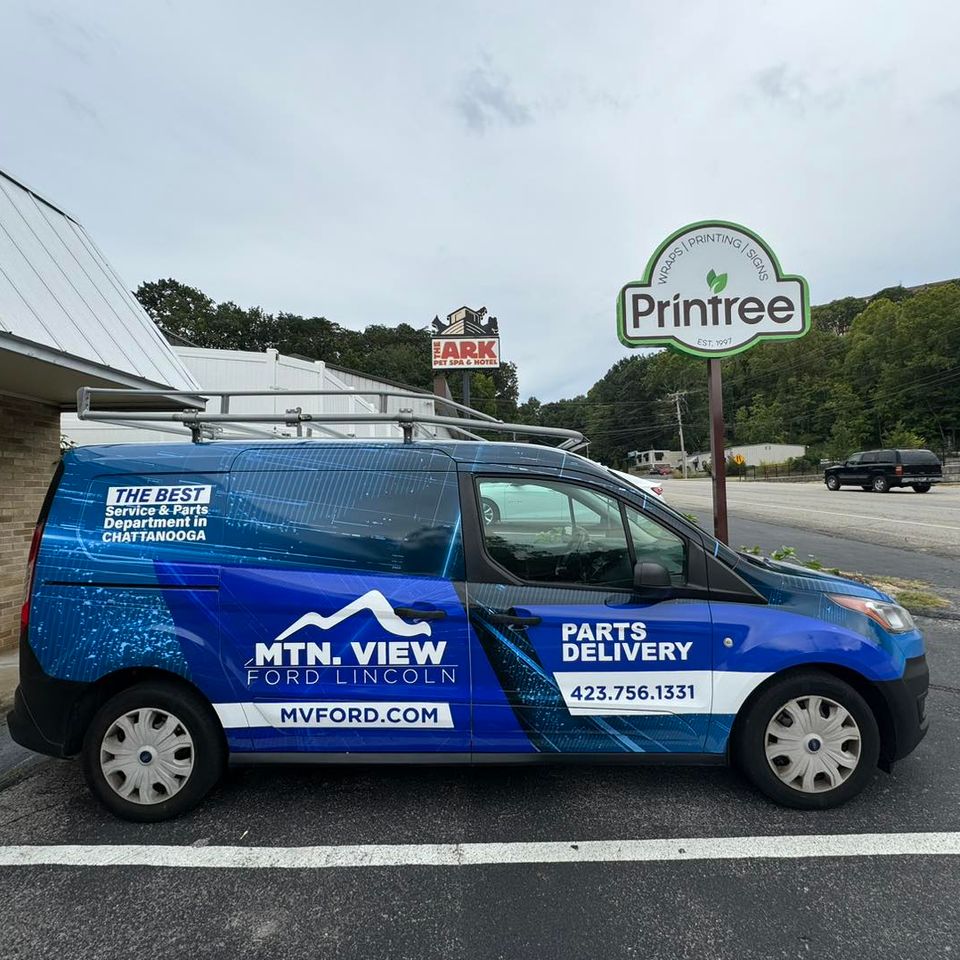 Vehicle wrap chattanooga mtn ford