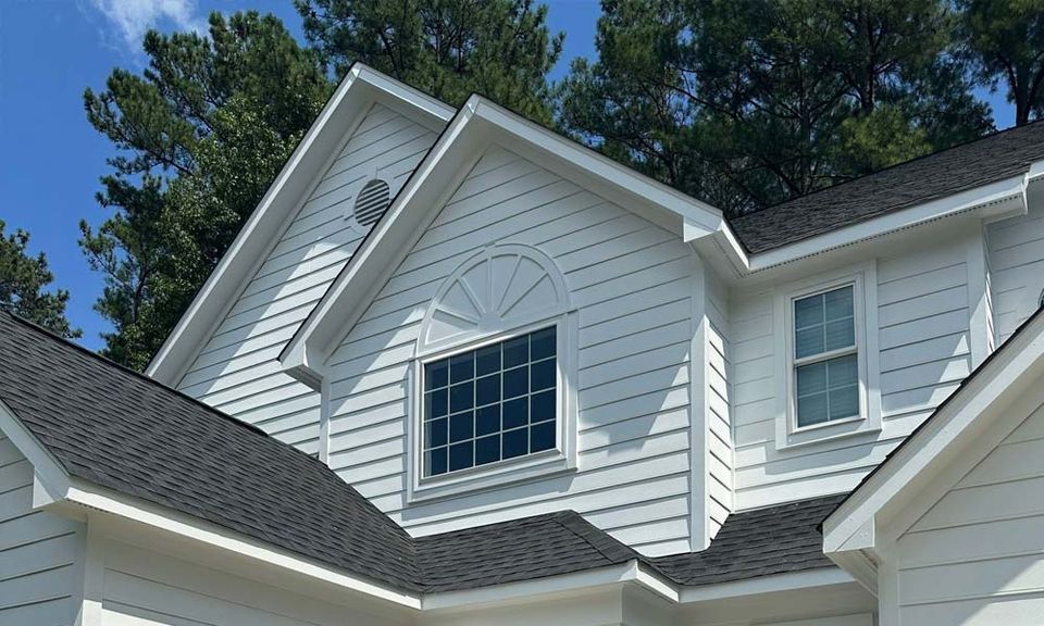 Siding soffit fascia