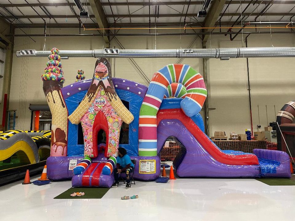 Sugar shack bounce and slide