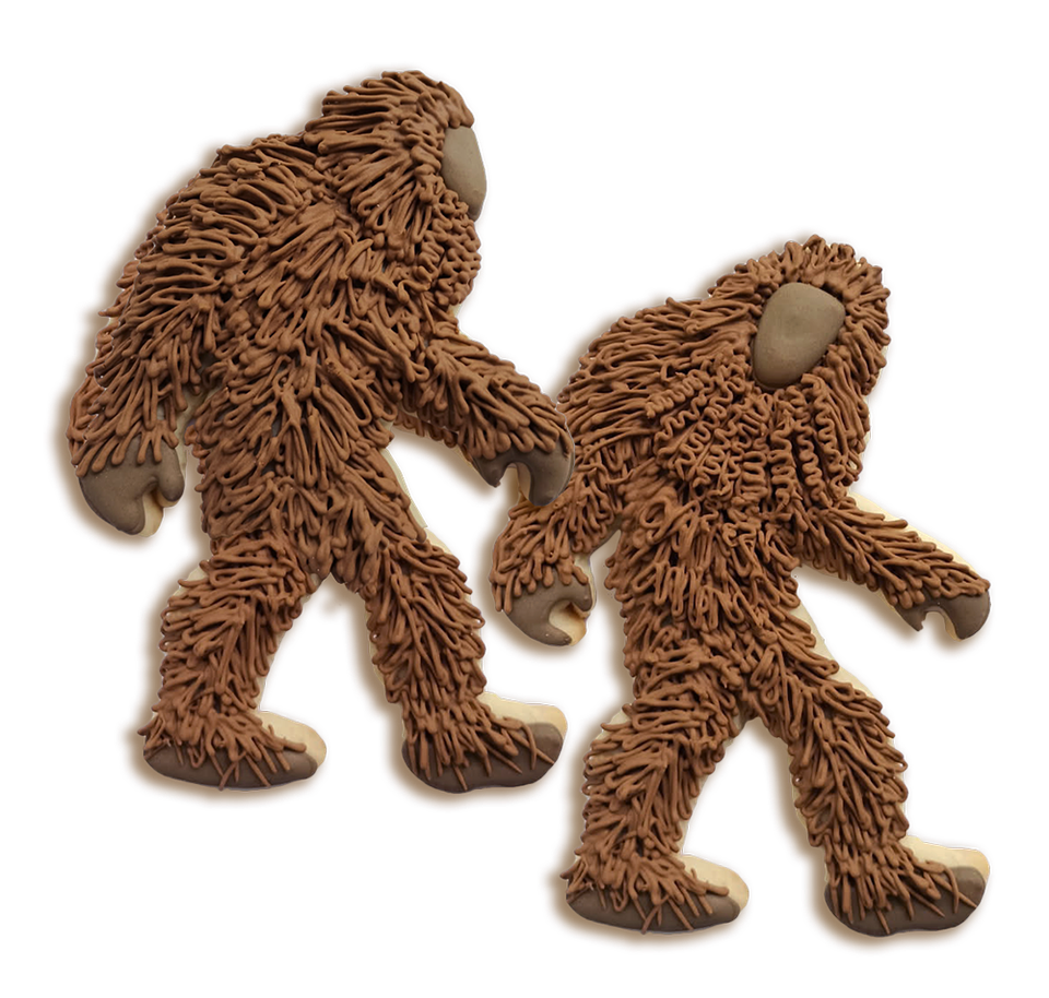 6-inch Bigfoot cookie by Alabama Icing, Hanceville, Alabama