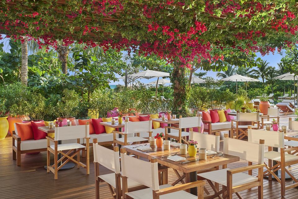 Barcelo maya outdoor cafe