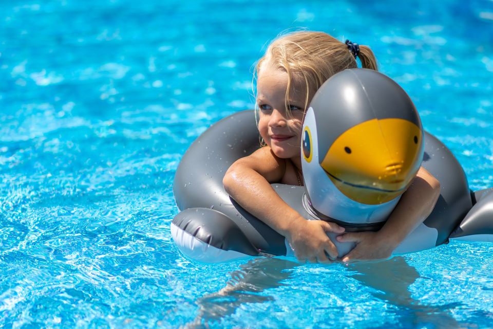 Little Girl Swimming