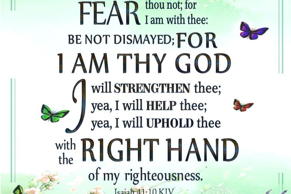Isaiah 41 10 kjv christian bible quotes dp 2