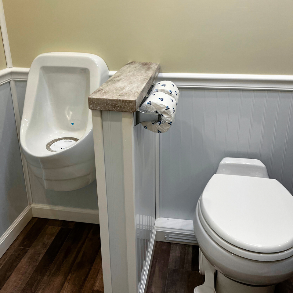Restroom Trailer Interior